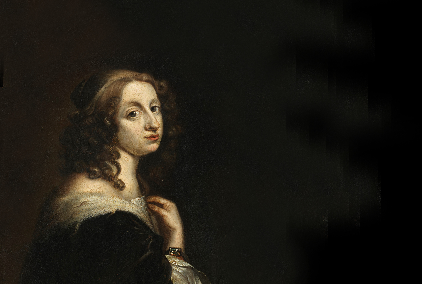 Portrait of Christina, Queen of Sweden.