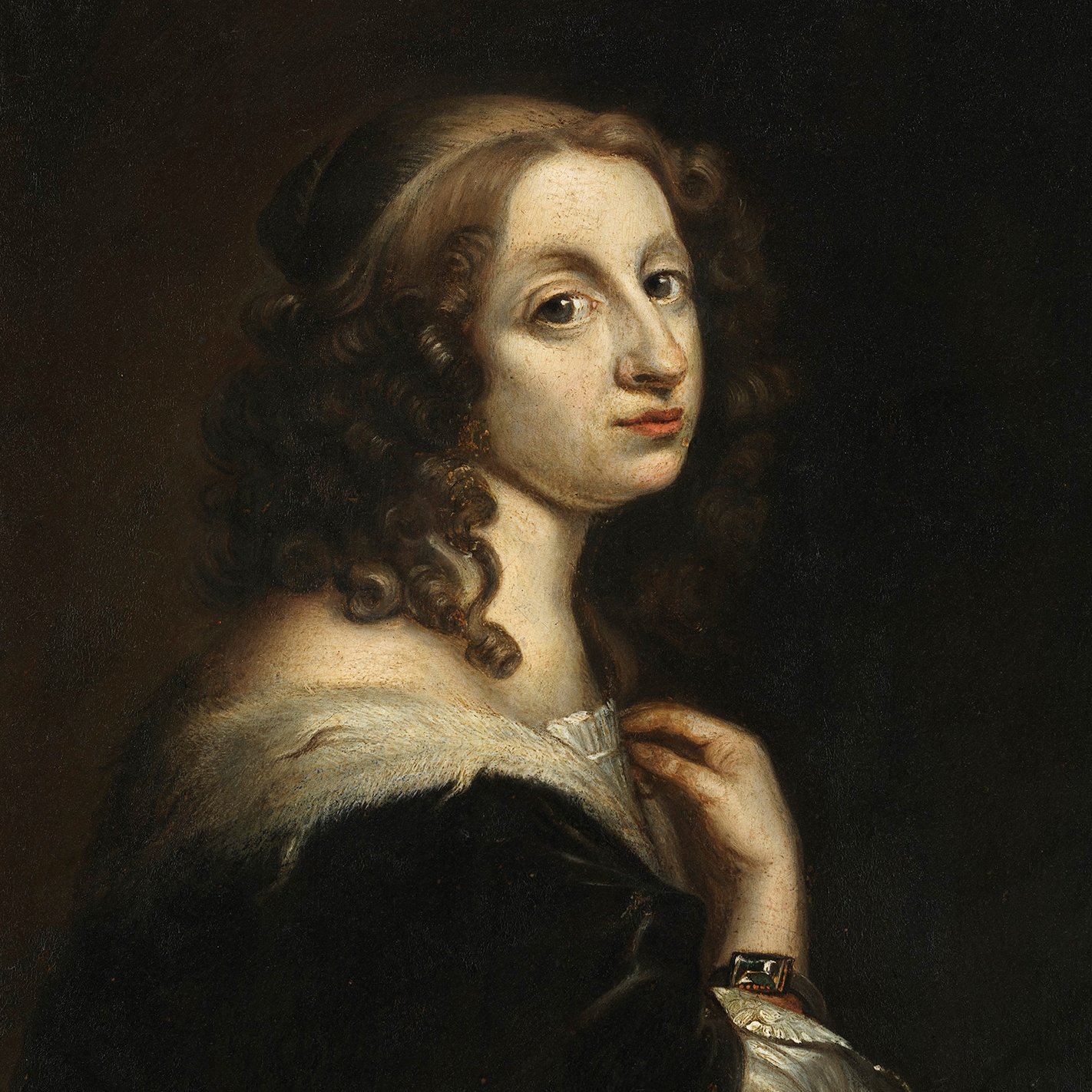 Målning av drottning Katarina.