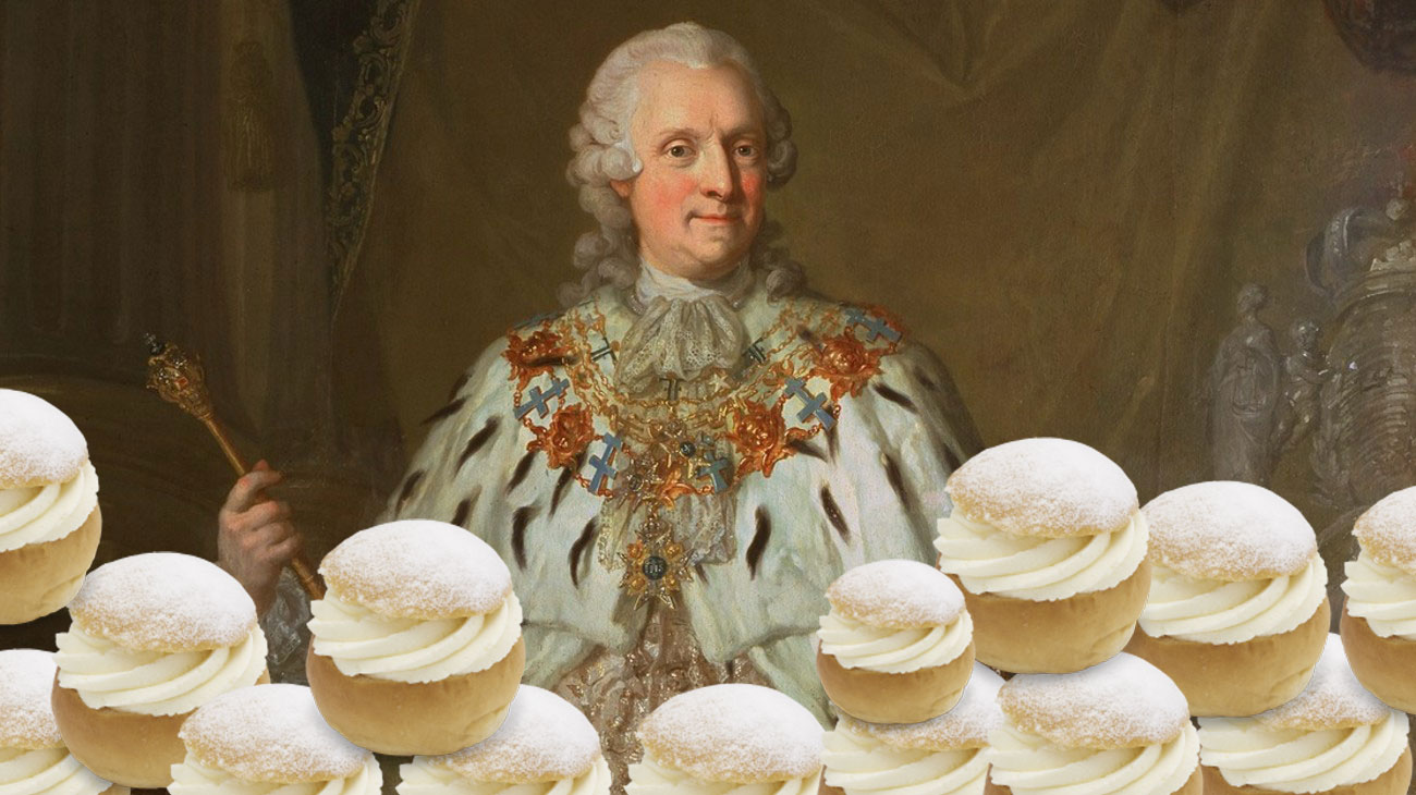 Kung med semlor