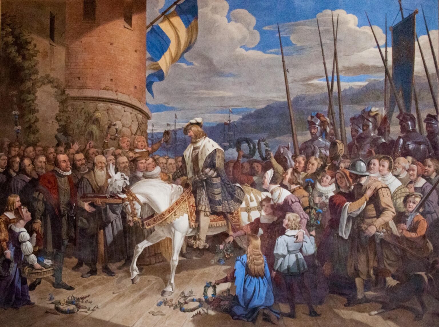 Målning på Gustav Vasa