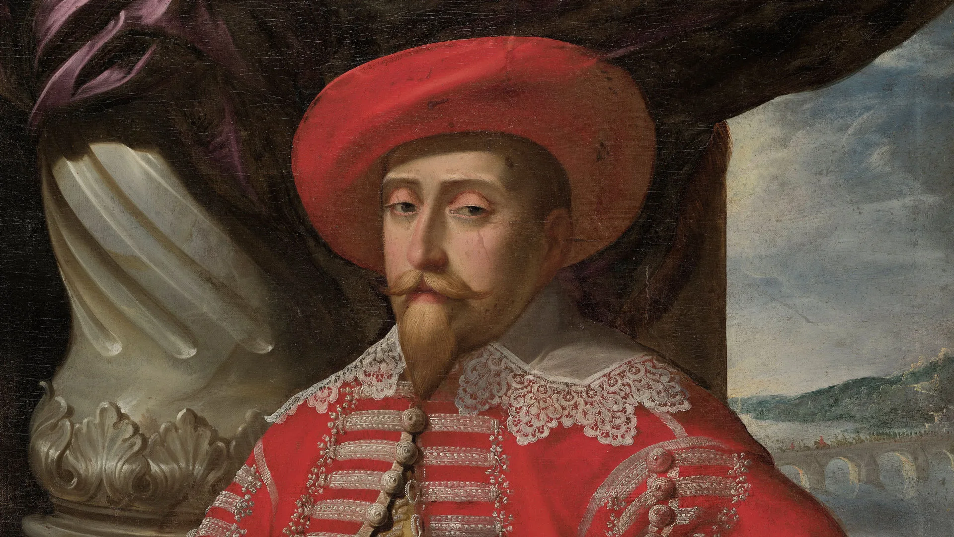 Porträtt Gustaf II Adolf.