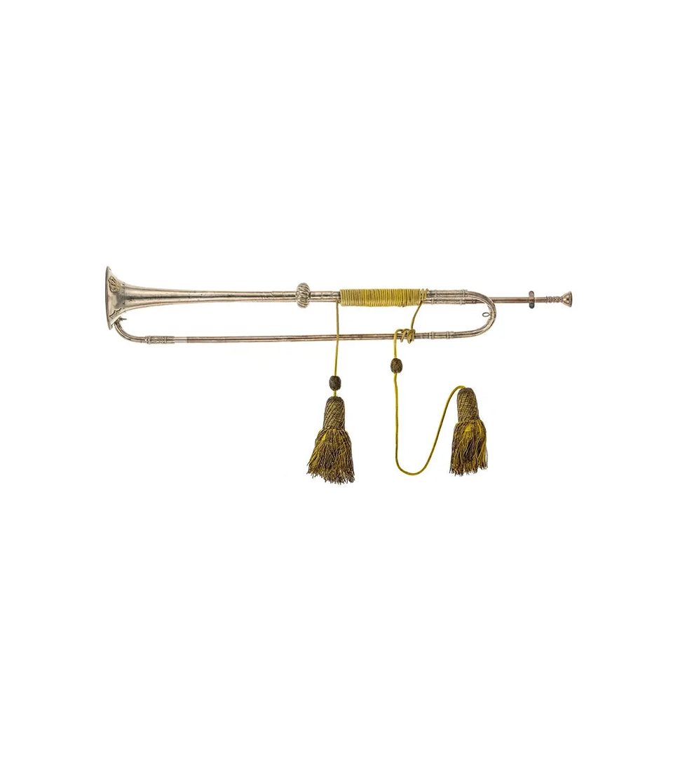  Photo of a trumpet from the collection of the Royal Armoury.