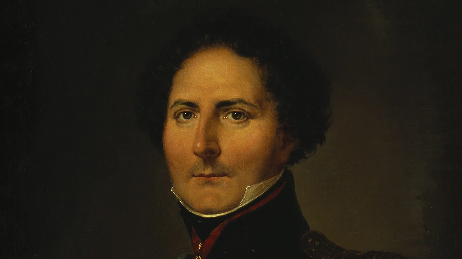Porträtt och målning av Karl XIV Johan