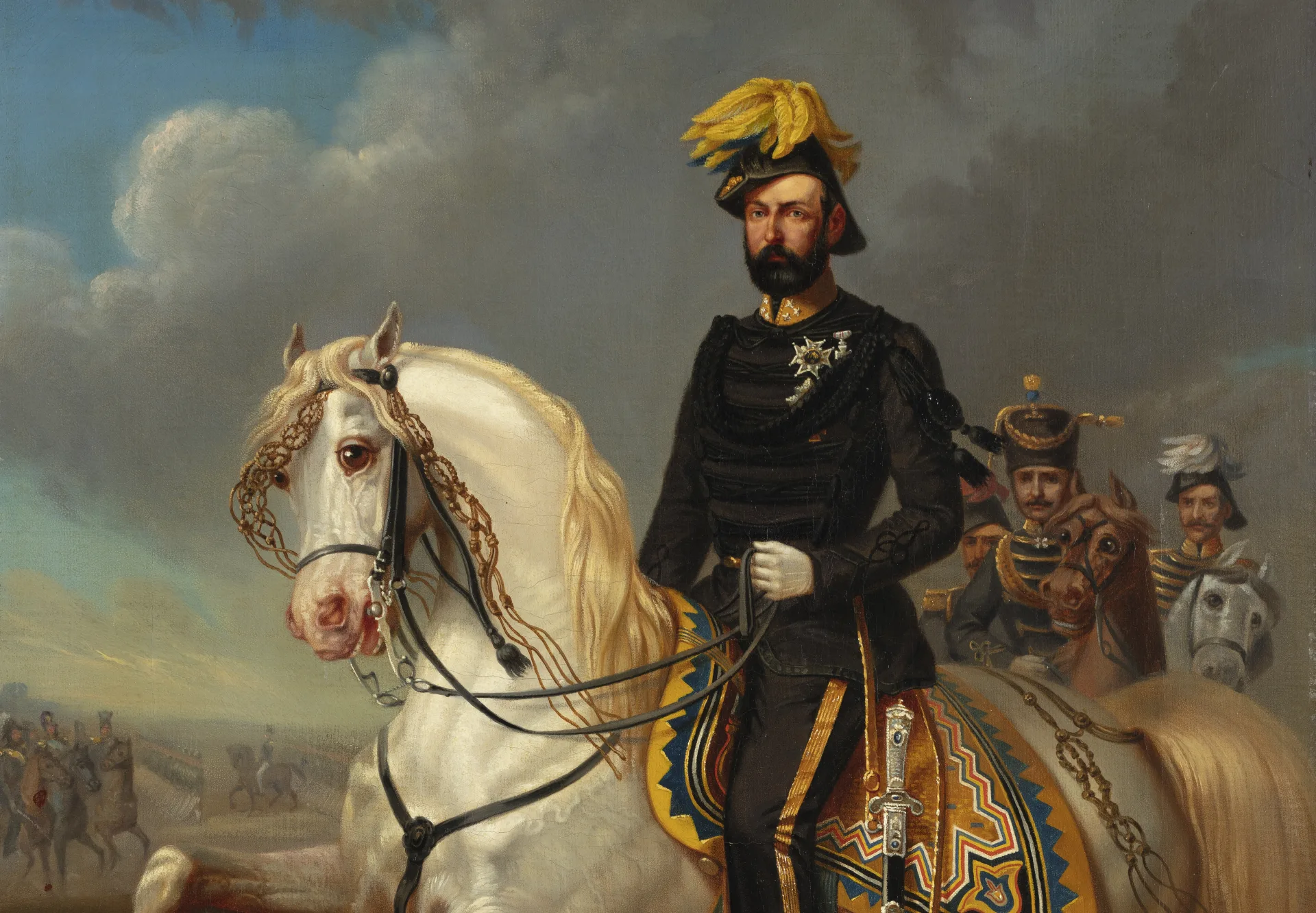 Porträtt av Karl XV.