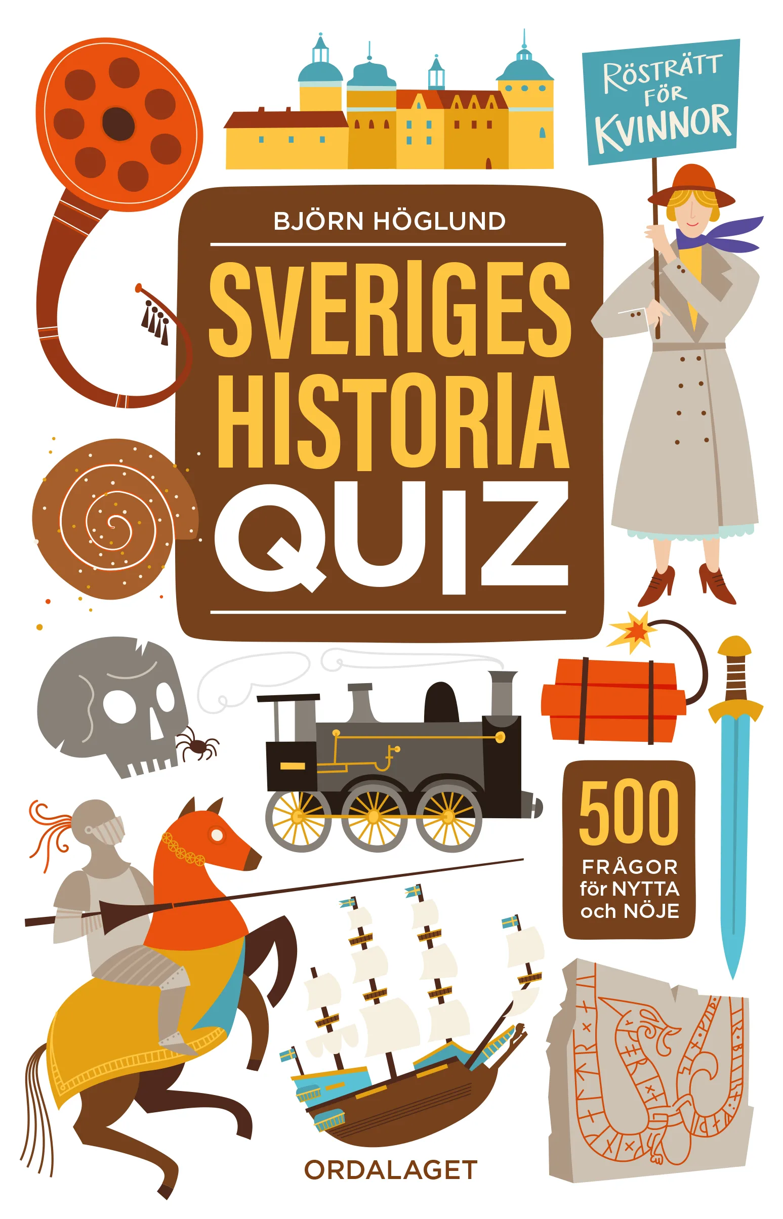 Bild av poster från "Sveriges Historia Quiz" på Livrustkammaren med Björn Höglund