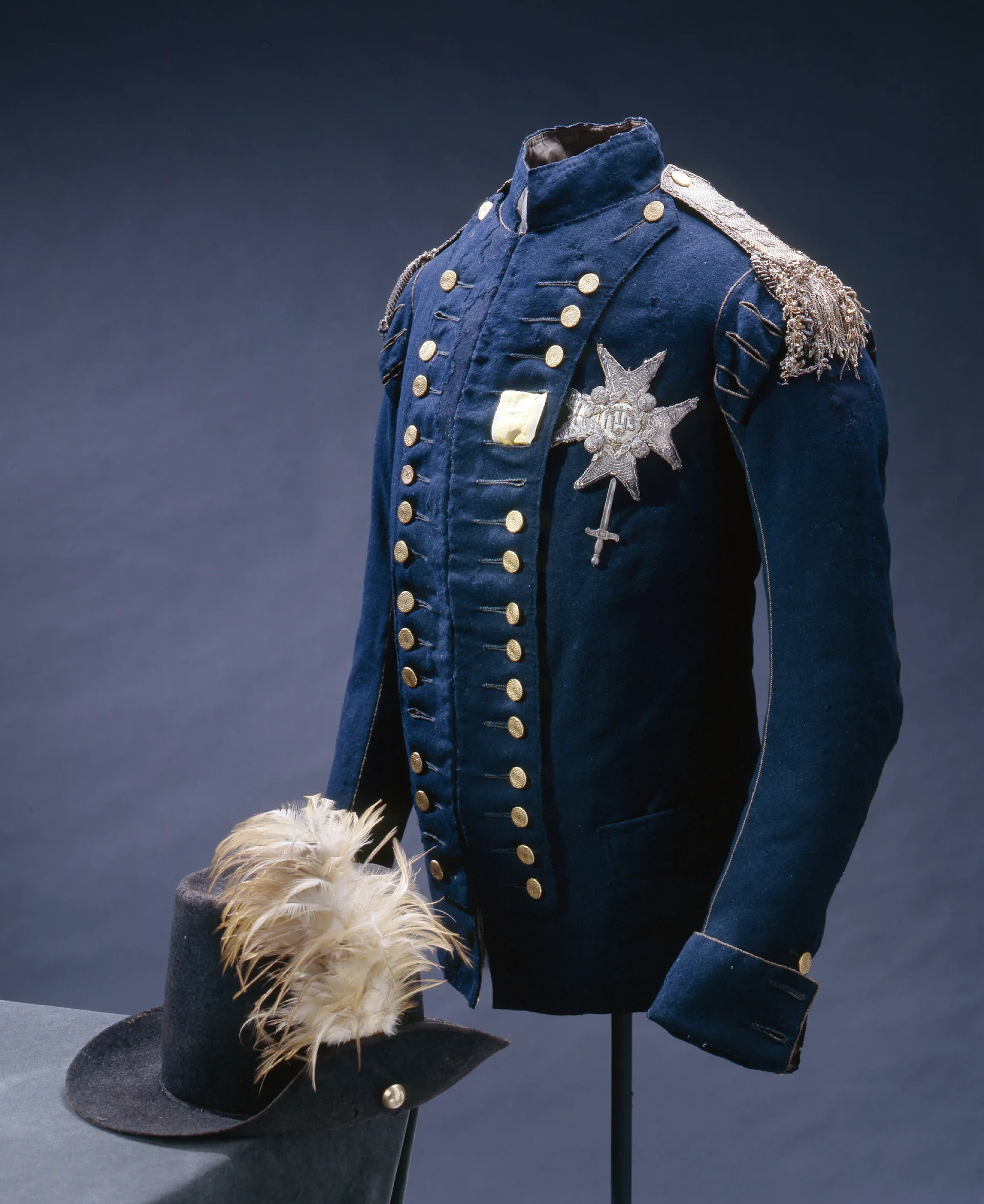 Karl den trettondes blåa uniform.