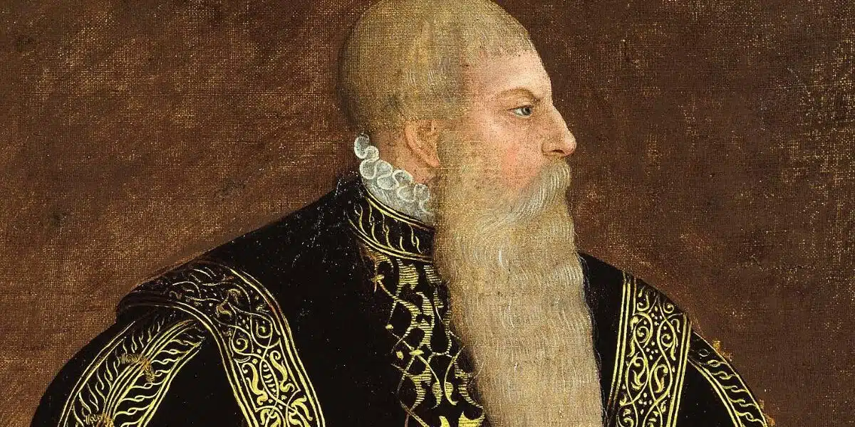 Porträtt av Gustav Vasa.